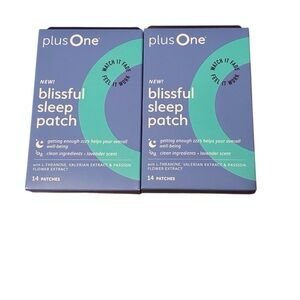 PlusOne | NEW RELEASE Blissful Sleep Patch 14 Each Pack Clean Ingredients 2 NWT